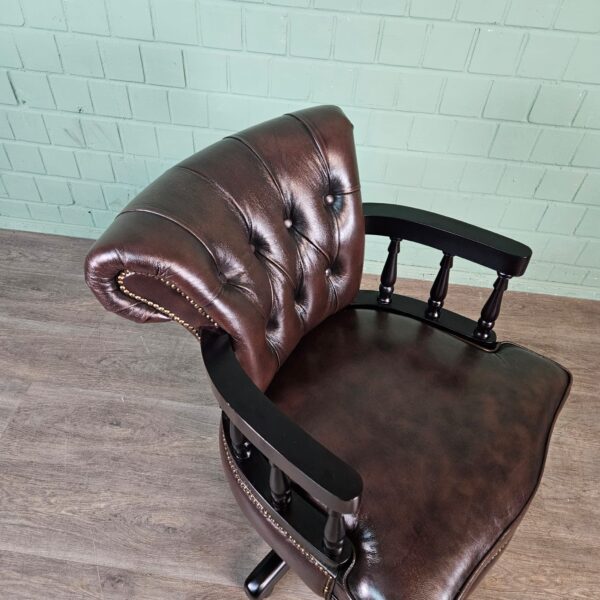 Office Chair Chesterfield Leather - Image 8