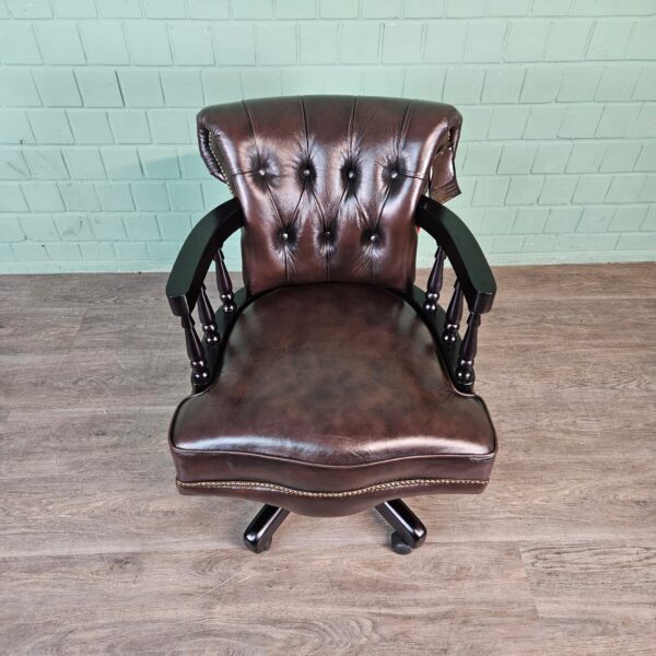 Office Chair Chesterfield Leather - Image 5