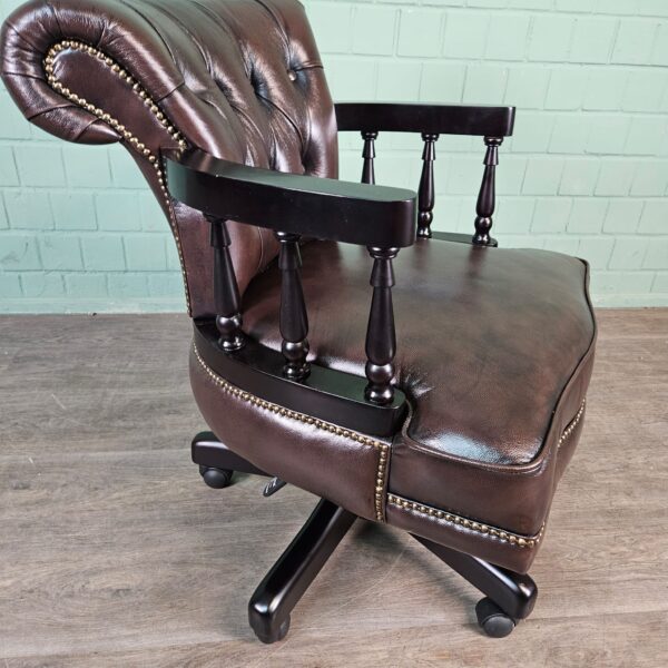 Office Chair Chesterfield Leather - Image 7