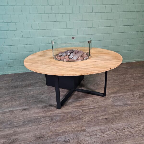 Cosi Fire-Lounge-Table Teak Ø 1,20 m - Image 3