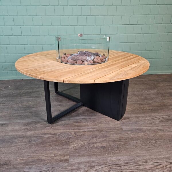 Cosi Fire-Lounge-Table Teak Ø 1,20 m - Image 4
