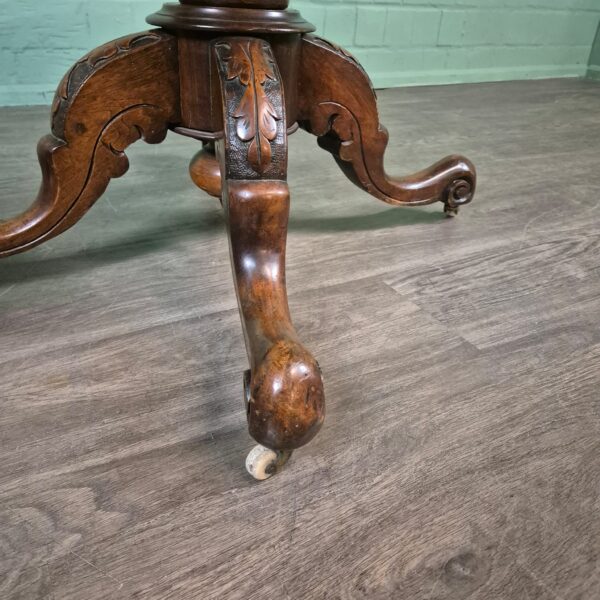 Dining Table Biedermeier 1860 Walnut - Image 16