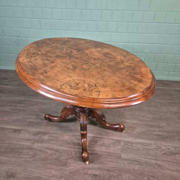 Dining Table Biedermeier 1860 Walnut - Image 7