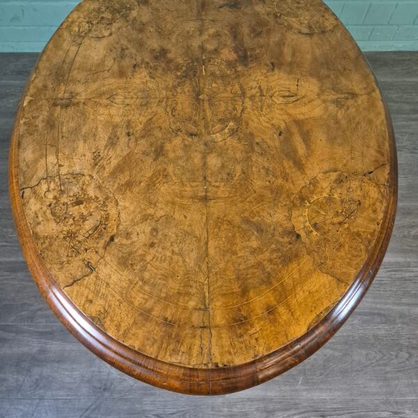 Dining Table Biedermeier 1860 Walnut - Image 12