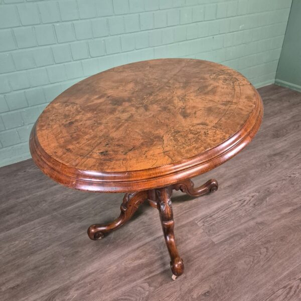 Dining Table Biedermeier 1860 Walnut