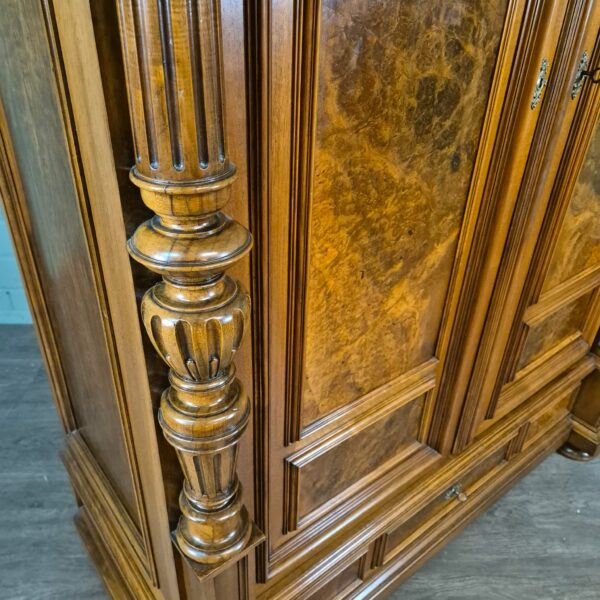 Wardrobe Gründerzeit 1880 Walnut - Image 14