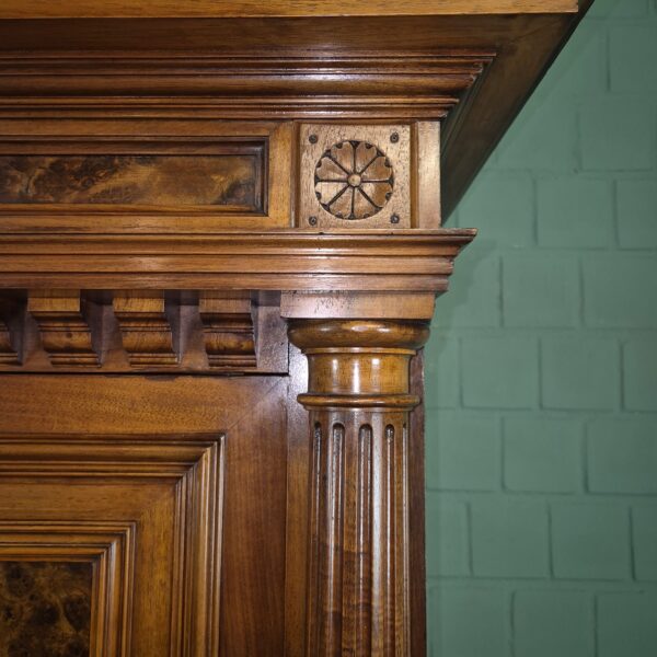Wardrobe Gründerzeit 1880 Walnut - Image 10