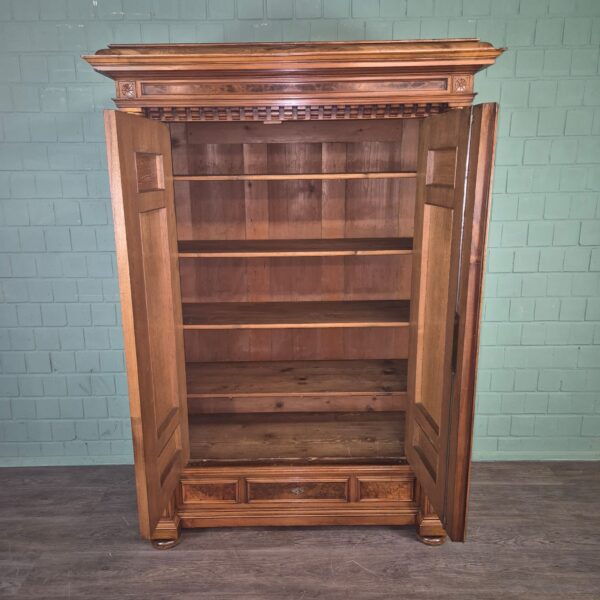 Wardrobe Gründerzeit 1880 Walnut - Image 16