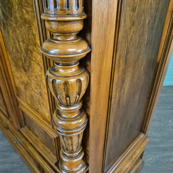 Wardrobe Gründerzeit 1880 Walnut - Image 11