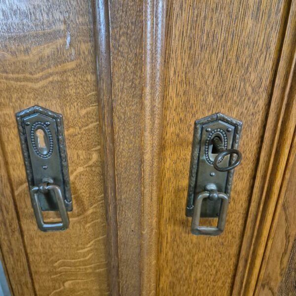 Wardrobe Jugendstil 1910 Oak - Image 19