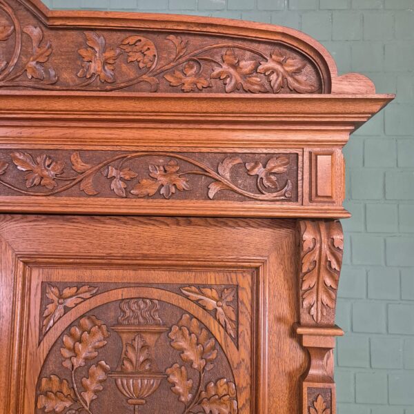 Wardrobe Jugendstil 1910 Oak - Image 11