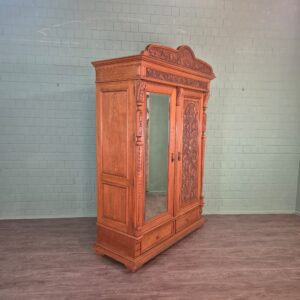 Wardrobe Jugendstil 1910 Oak