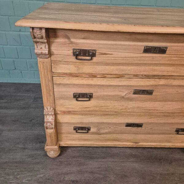 Chest of Drawers Gründerzeit 1880 Pine - Image 6