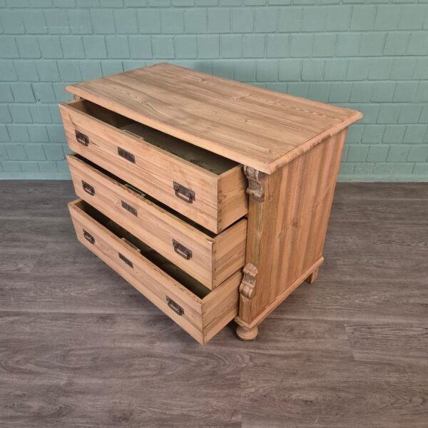 Chest of Drawers Gründerzeit 1880 Pine - Image 8