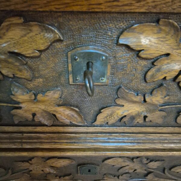 Washstand Jugendstil 1910 Oak - Image 14