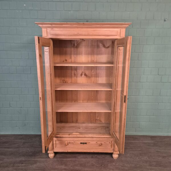 Bookcase Jugendstil 1900 Pine - Image 7