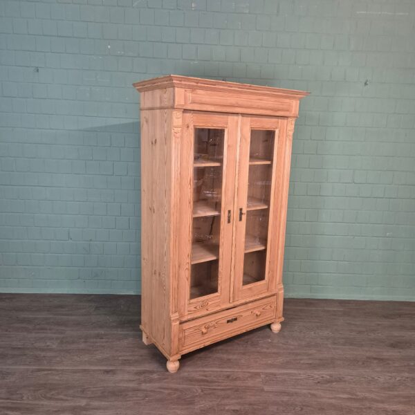 Bookcase Jugendstil 1900 Pine