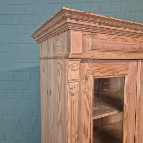 Bookcase Jugendstil 1900 Pine - Image 5