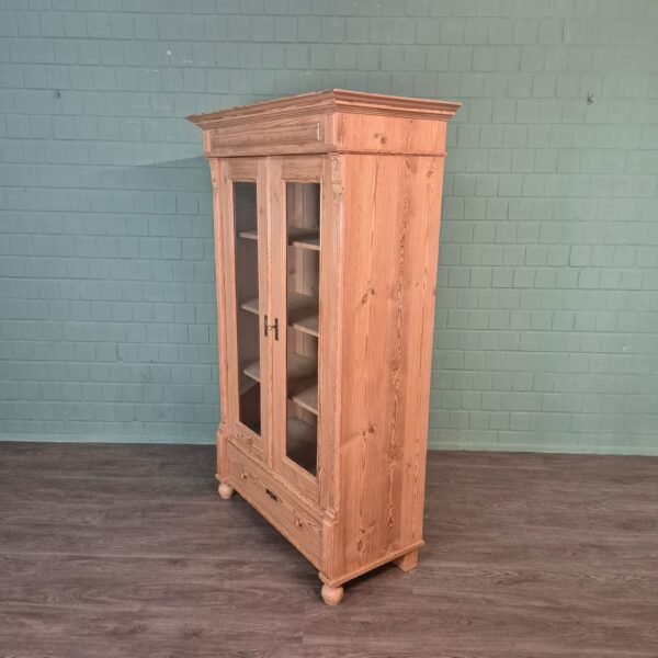 Bookcase Jugendstil 1900 Pine - Image 4