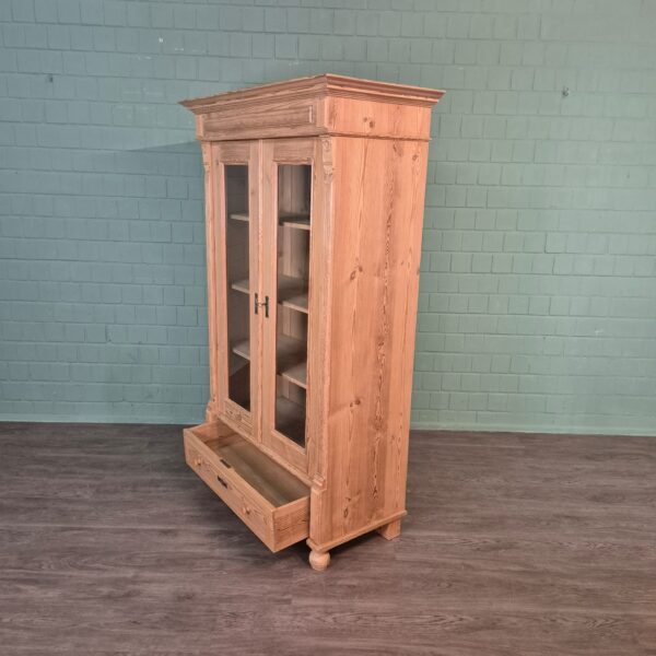 Bookcase Jugendstil 1900 Pine - Image 9