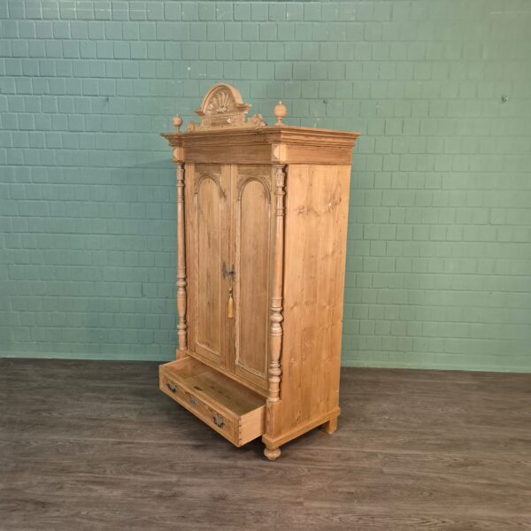 Wardrobe Gründerzeit 1880 Pine - Image 14