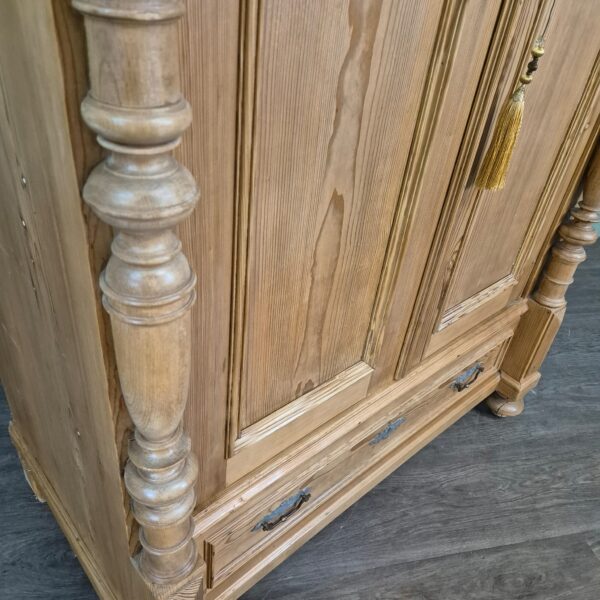 Wardrobe Gründerzeit 1880 Pine - Image 6