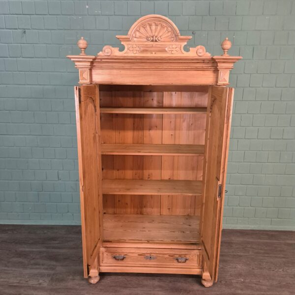 Wardrobe Gründerzeit 1880 Pine - Image 11