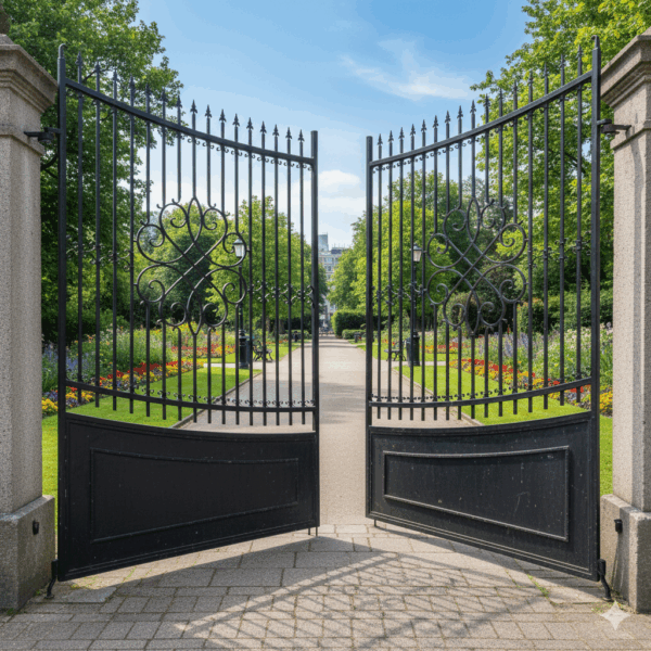 Garden Gate Wrought Iron 4,04 m - Image 2