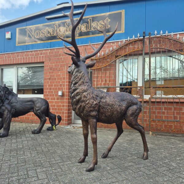 Statue Deer Bronze 2,30 m - Image 13