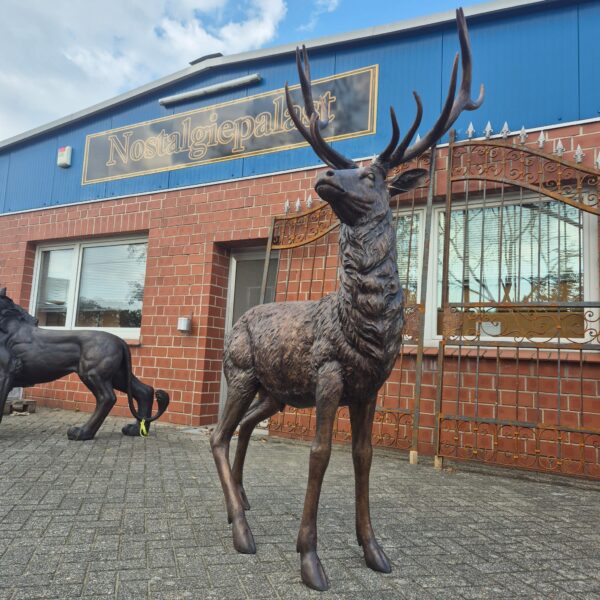Statue Deer Bronze 2,30 m - Image 3