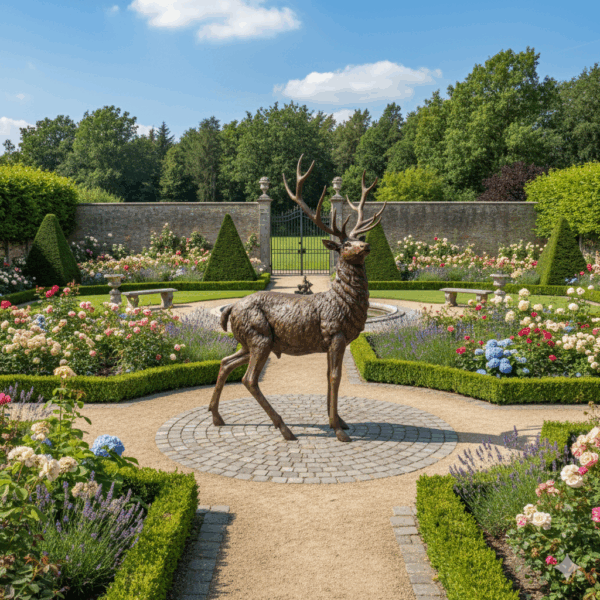 Statue Deer Bronze 2,30 m - Image 2
