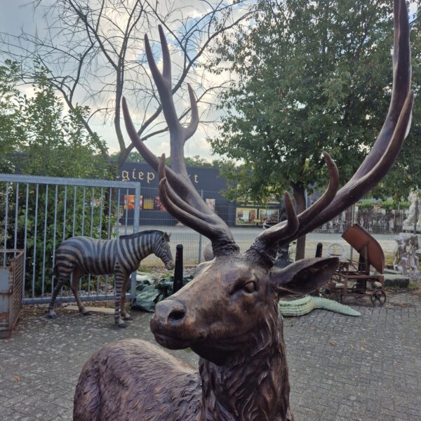 Statue Deer Bronze 2,30 m - Image 12