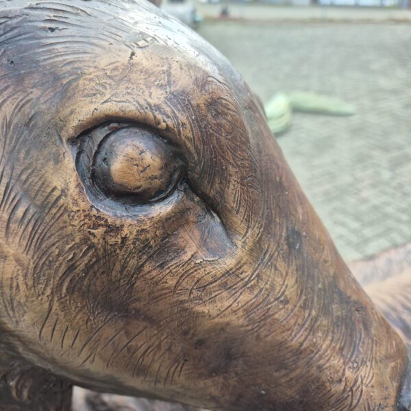 Statue Deer Bronze 1,44 m - Image 9