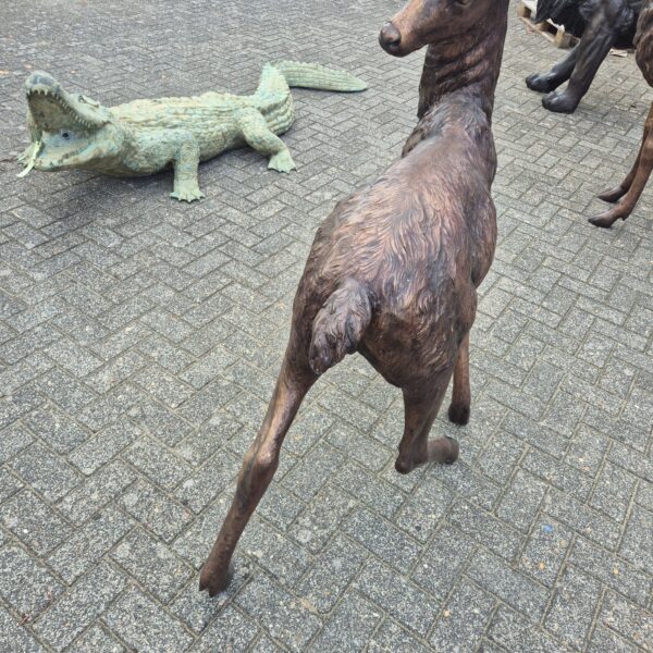 Statue Deer Bronze 1,44 m - Image 12