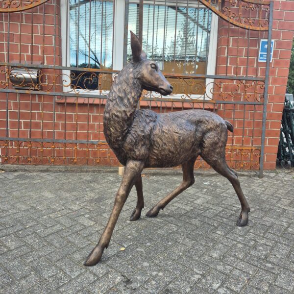 Statue Deer Bronze 1,44 m - Image 4
