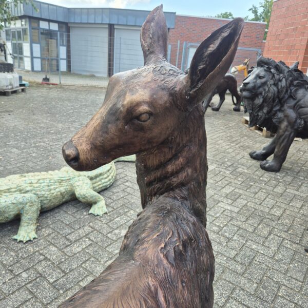 Statue Deer Bronze 1,44 m - Image 8