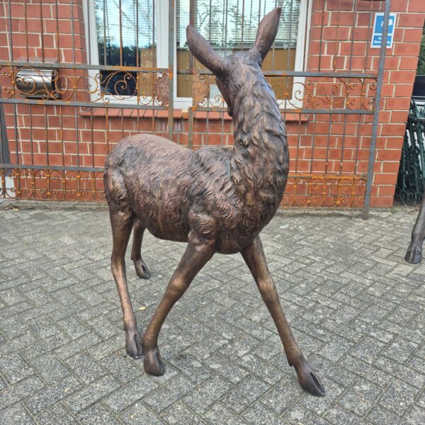 Statue Deer Bronze 1,44 m - Image 6