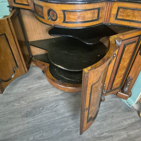 Corner Cabinet Gründerzeit 1880 Walnut - Image 26