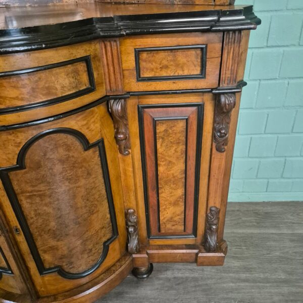Corner Cabinet Gründerzeit 1880 Walnut - Image 11