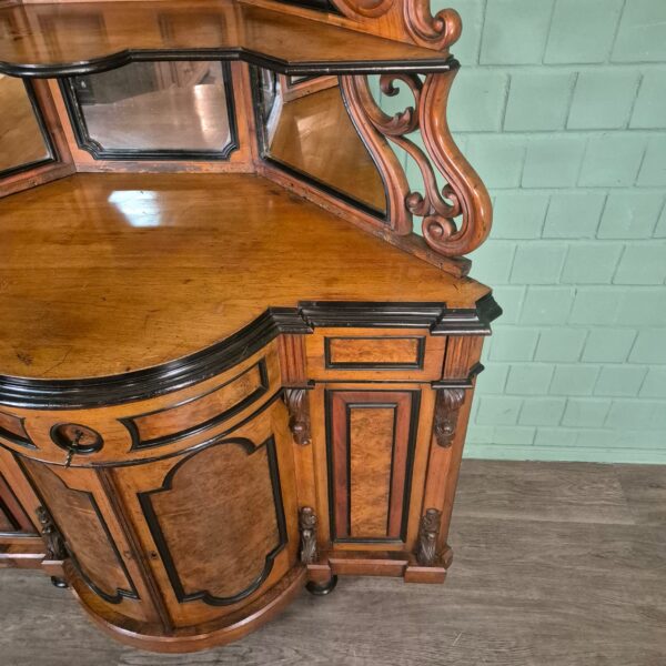 Corner Cabinet Gründerzeit 1880 Walnut - Image 10