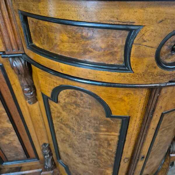 Corner Cabinet Gründerzeit 1880 Walnut - Image 13