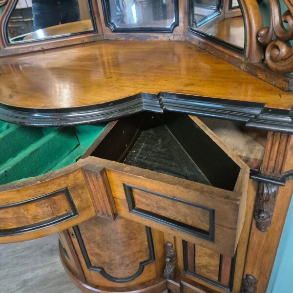 Corner Cabinet Gründerzeit 1880 Walnut - Image 24