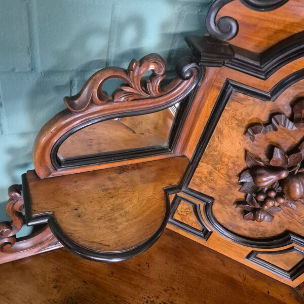 Corner Cabinet Gründerzeit 1880 Walnut - Image 15