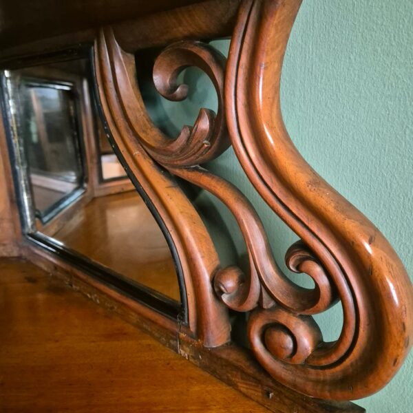 Corner Cabinet Gründerzeit 1880 Walnut - Image 8