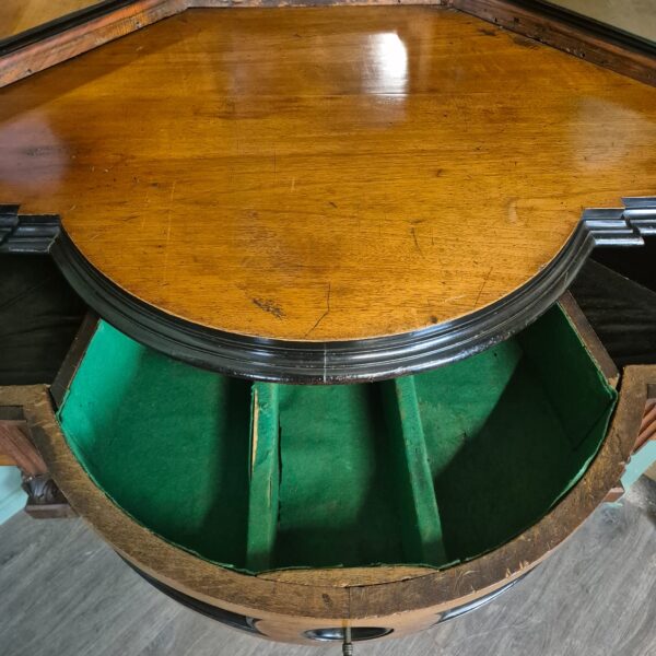 Corner Cabinet Gründerzeit 1880 Walnut - Image 23