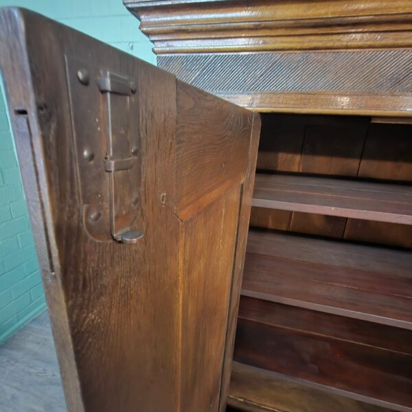 Wardrobe Biedermeier 1830 Oak - Image 15