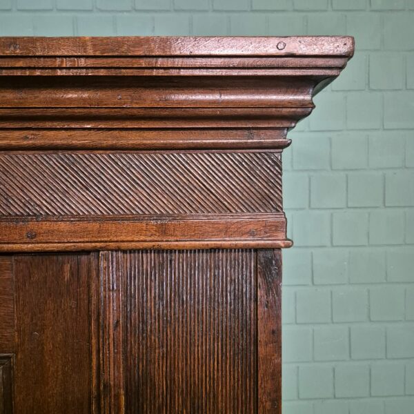 Wardrobe Biedermeier 1830 Oak - Image 11