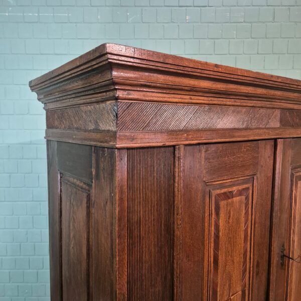 Wardrobe Biedermeier 1830 Oak - Image 5