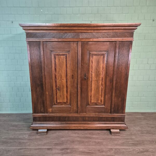 Wardrobe Biedermeier 1830 Oak - Image 3