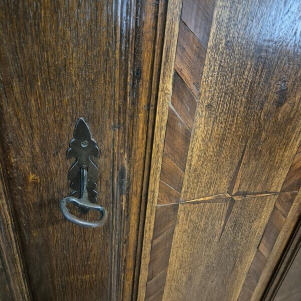 Wardrobe Biedermeier 1830 Oak - Image 13